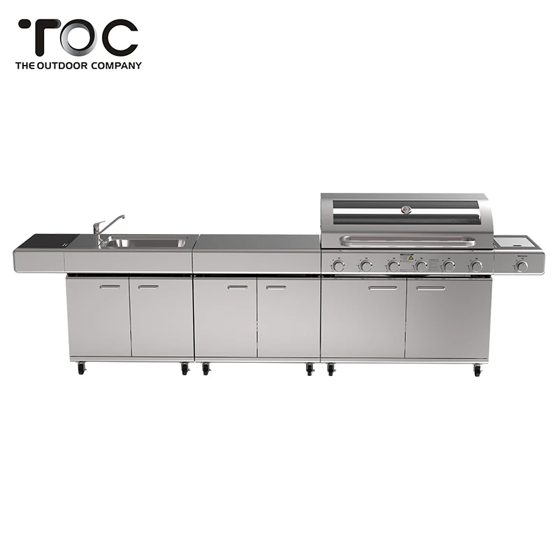 Factory Sale Wholesale Stainless Steel Modular BBQ Grill Kitchen Outdoor