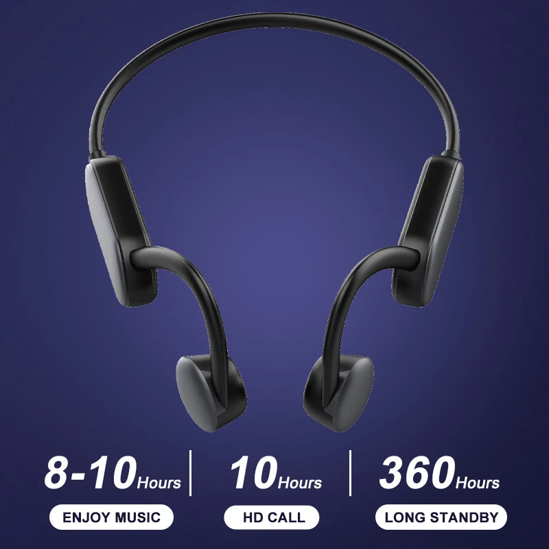 Q50 Bone Conduction Headphones 8GB MP3 Player IPX8 Waterproof Swimming Sports Headset Wireless V5.0 Earphone Hands-free with Mic