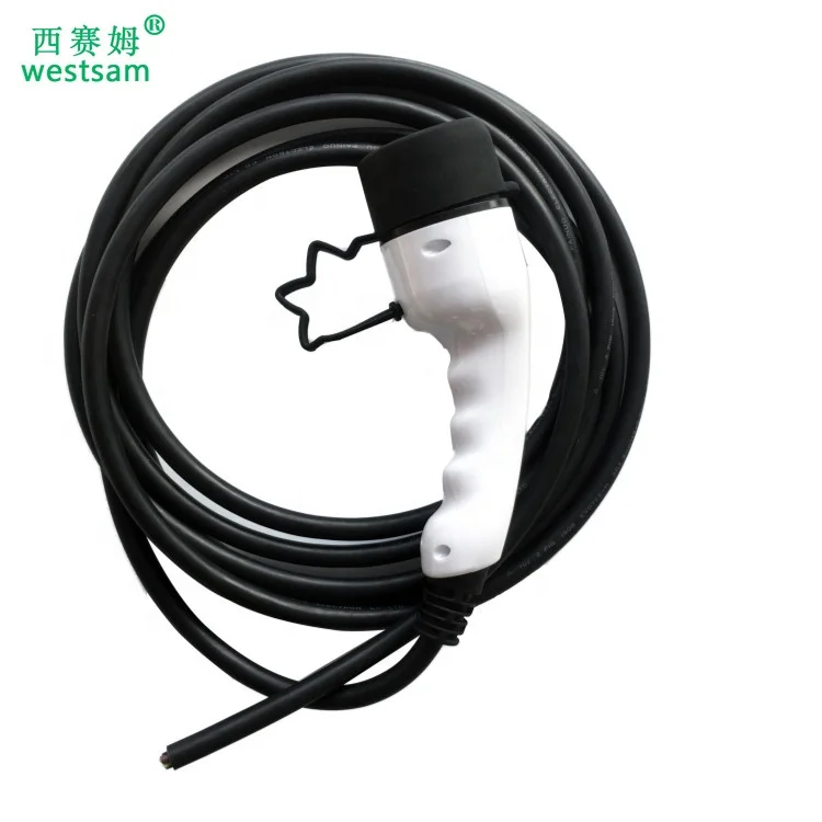Cable 16A 32A Single Three Phase 5 Pin 7 Pin Type 1 Type 2 EV Connector Charging Pug