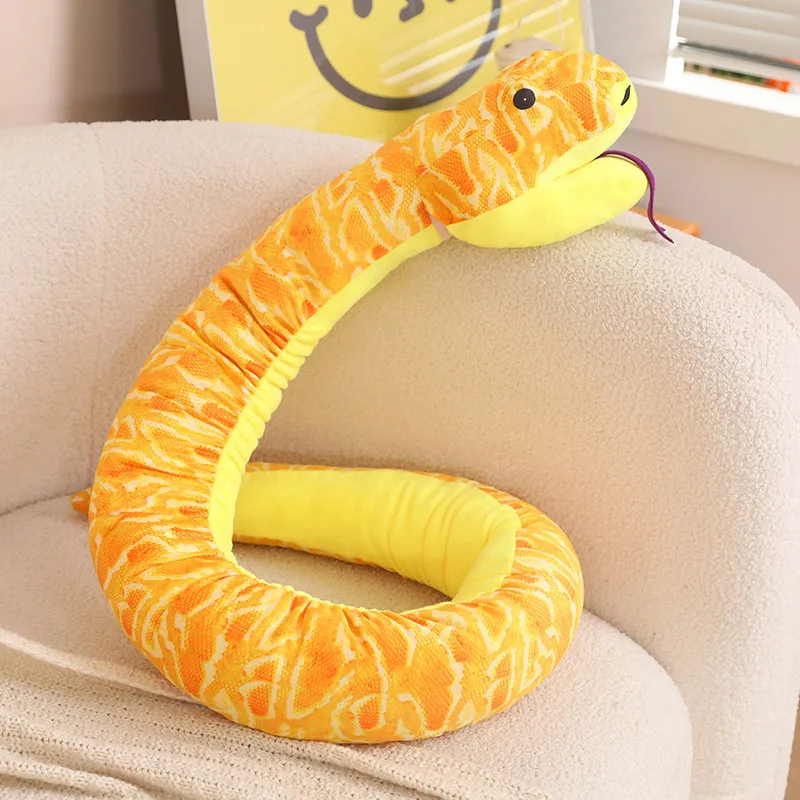 Wholesale Creative Simulation Plush Animal Hand Puppet Toys Stuffed Snake Dolls Children Birthday Gifts Plush Snake Hand Puppet