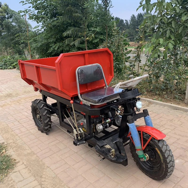 Dumper Truck Style Motorized Tricycle for Construction Use