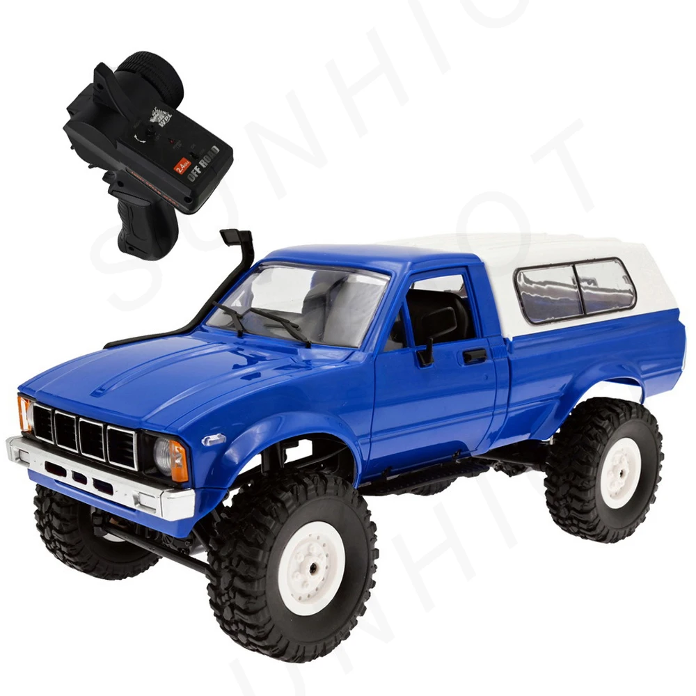 Classic 1/16 Wpl C24 Rc Car Full Scale 4wd Rock Crawler Electric Truck Climbing Vehicle Hobby Model Rc Off road Car For Children