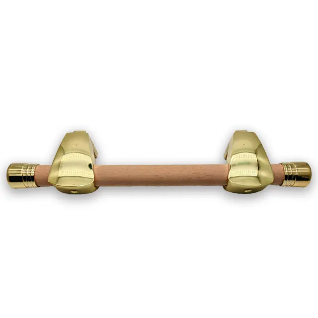 Coffin Handle Casket with Metal Swing bar 1038-3 Zamak Point and End Cap with Wooden bar