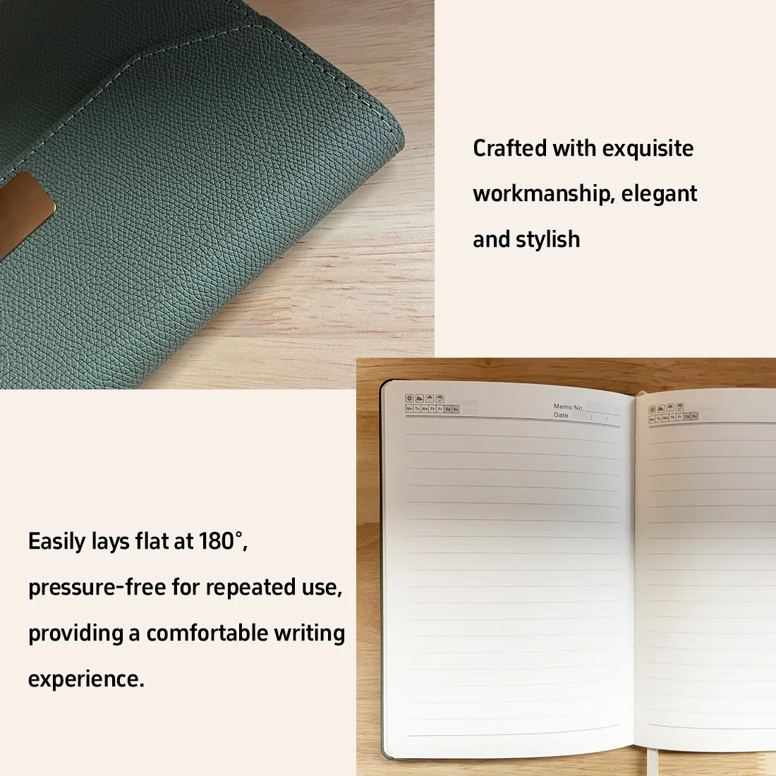 Etsy Best Selling Weekly Hardback Pages 5 Minute Custom Thankful Journal with Logo Personalized Covers Soft Thankful Journal