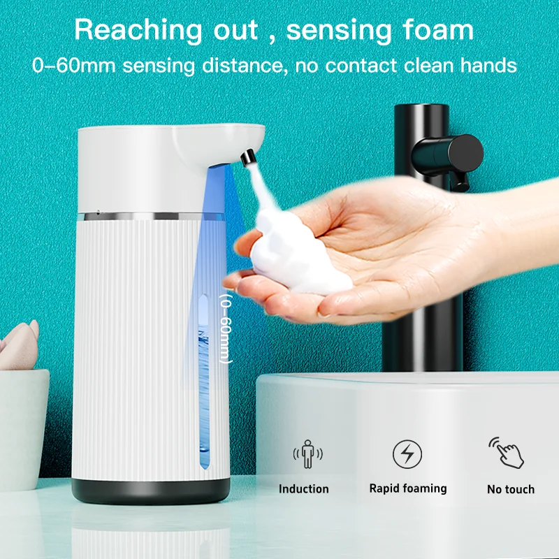 Infrared Motion Sensor Automatic Soap Dispenser Touchless Bath Kitchen Countertop Dish Soap Dispenser