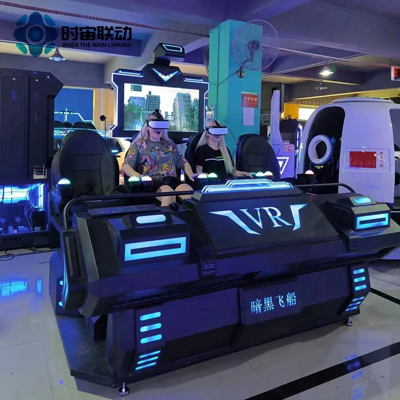 Высококачественный 4-местный vr Четырехместный космический корабль симулятор многопользовательский развлекательный опыт игровой парк развлечений
