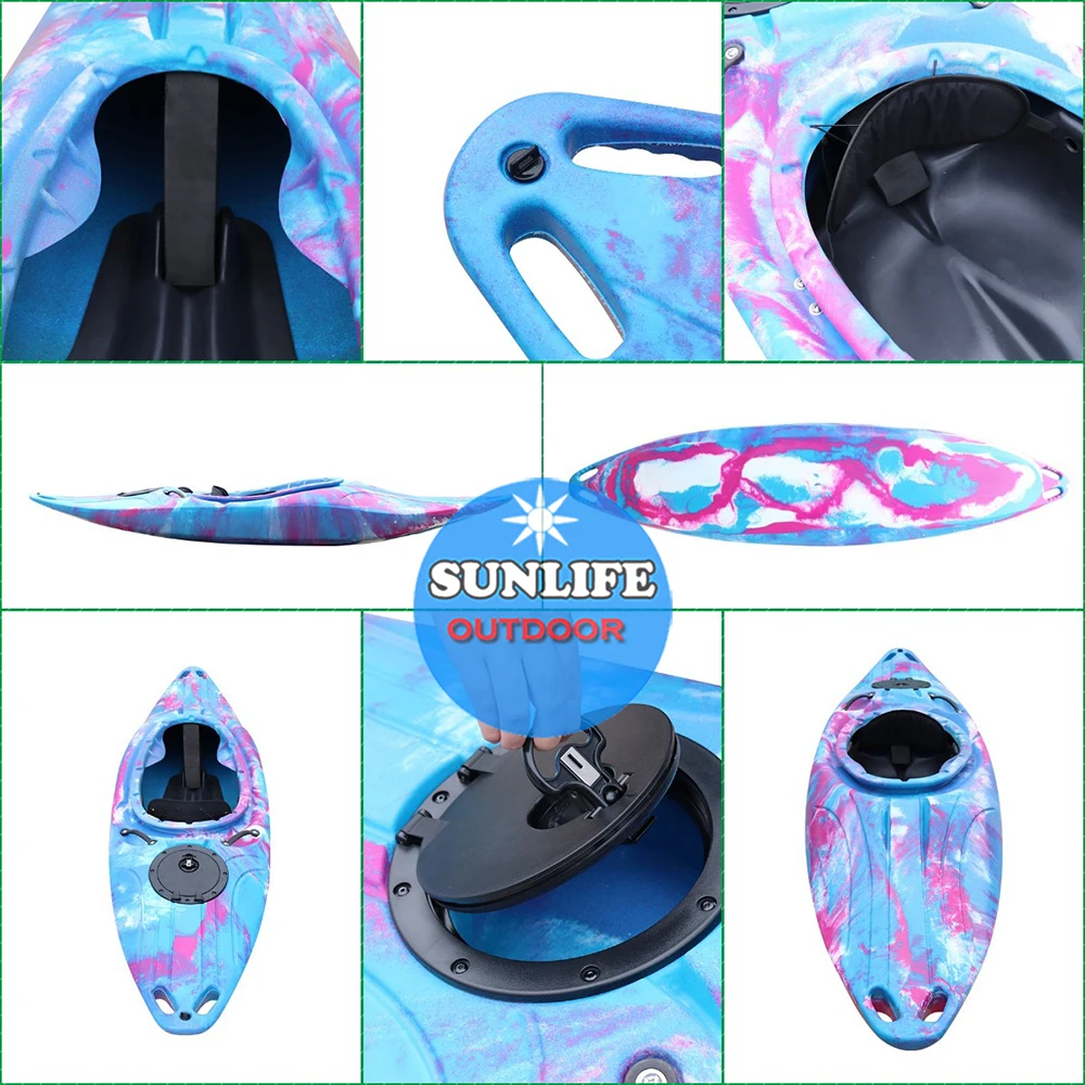 Wholesale High Performance Single Kayak Rowing Boat,44 Pounds Light-Weight Whitewater Kayak / Canoe