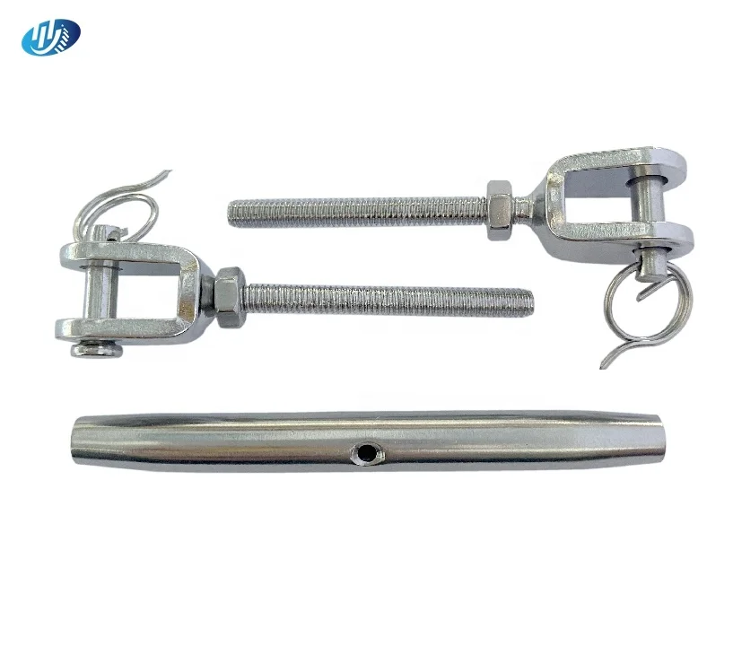 4mm Stainless Steel Rigging Screw Jaw Closed Body Jaw Turnbuckle Thread