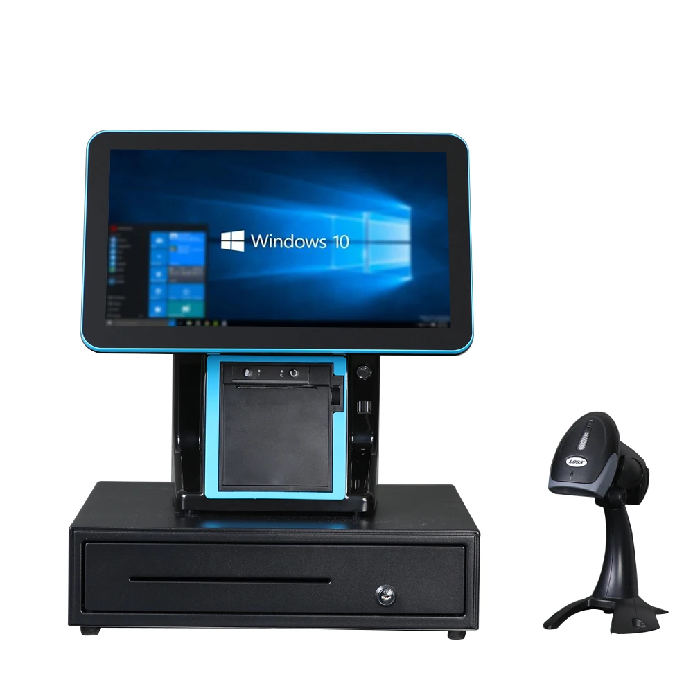 Cash Register Pos Machine System Display 15 Inch Smart Computer Touch Screen Offline Pos Machine