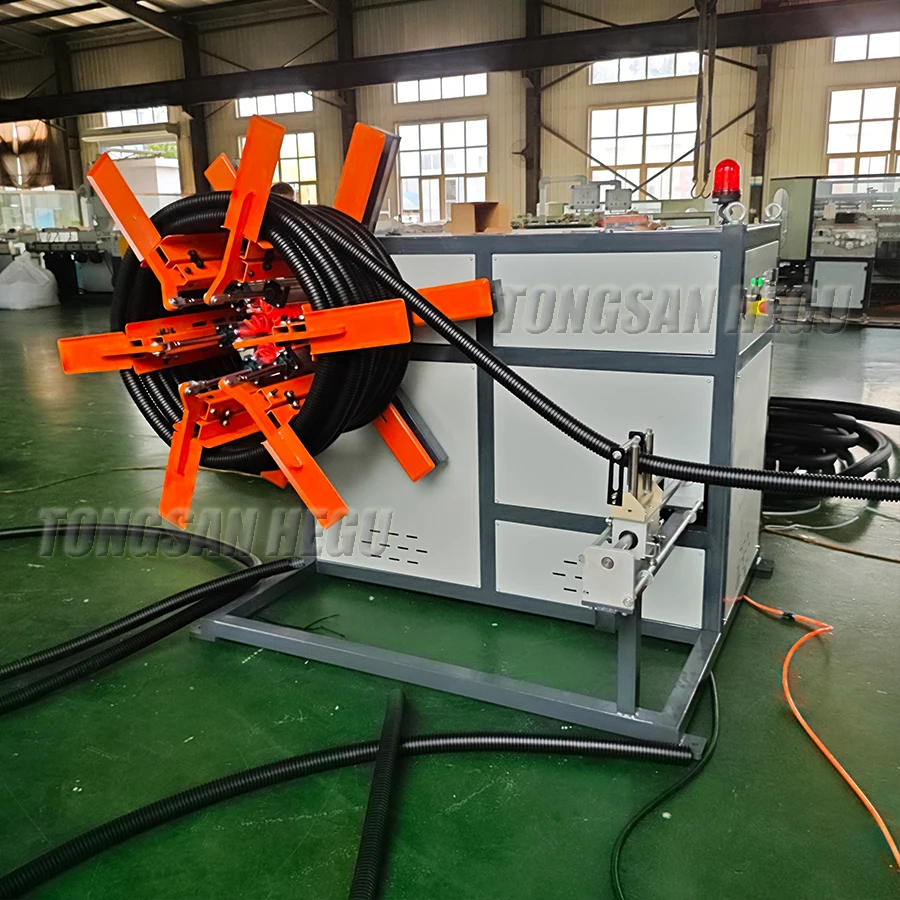 OD75mm DWC pipe extrusion machine OD40-OD110mm single/double wall corrugated pipe production line plastic pipe extruder