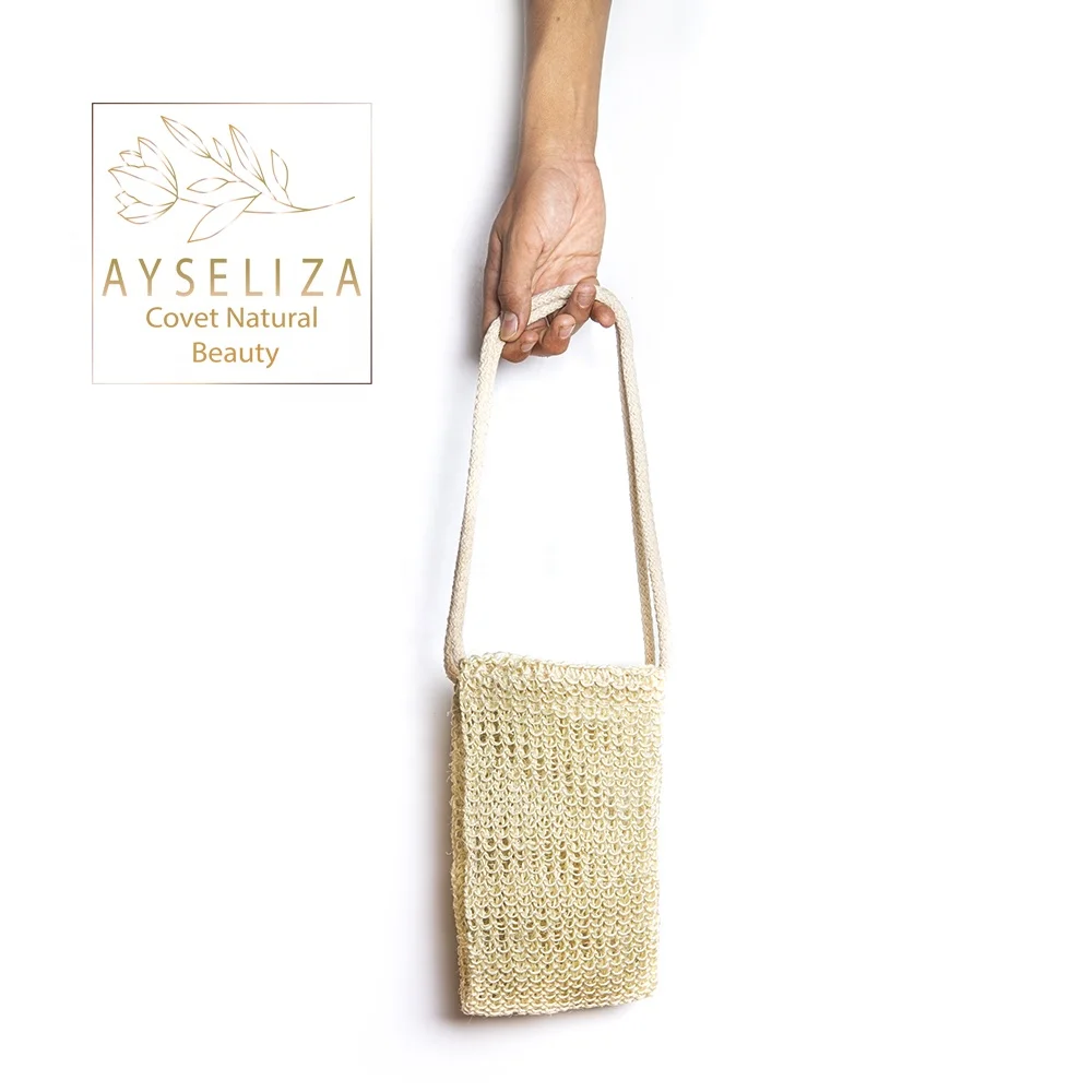 Natural Turkish Sisal Exfoliating Body Scrubber Back Strap Quality Hemp Made From Turkey Deep Cleansing Dead Skin Remove Tanning