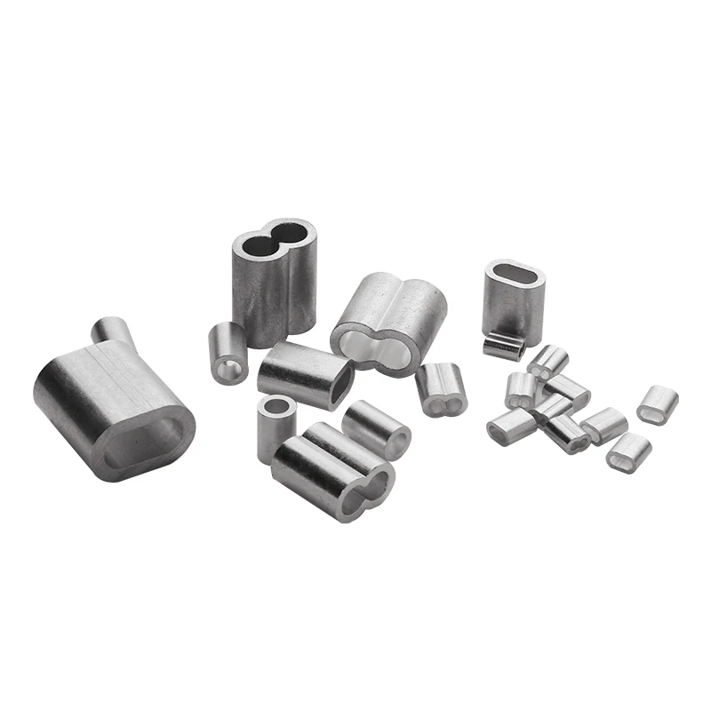 ferrules for cable 1.0mm Single Aluminum sleeves for Rigging Trace Leader Crimps,