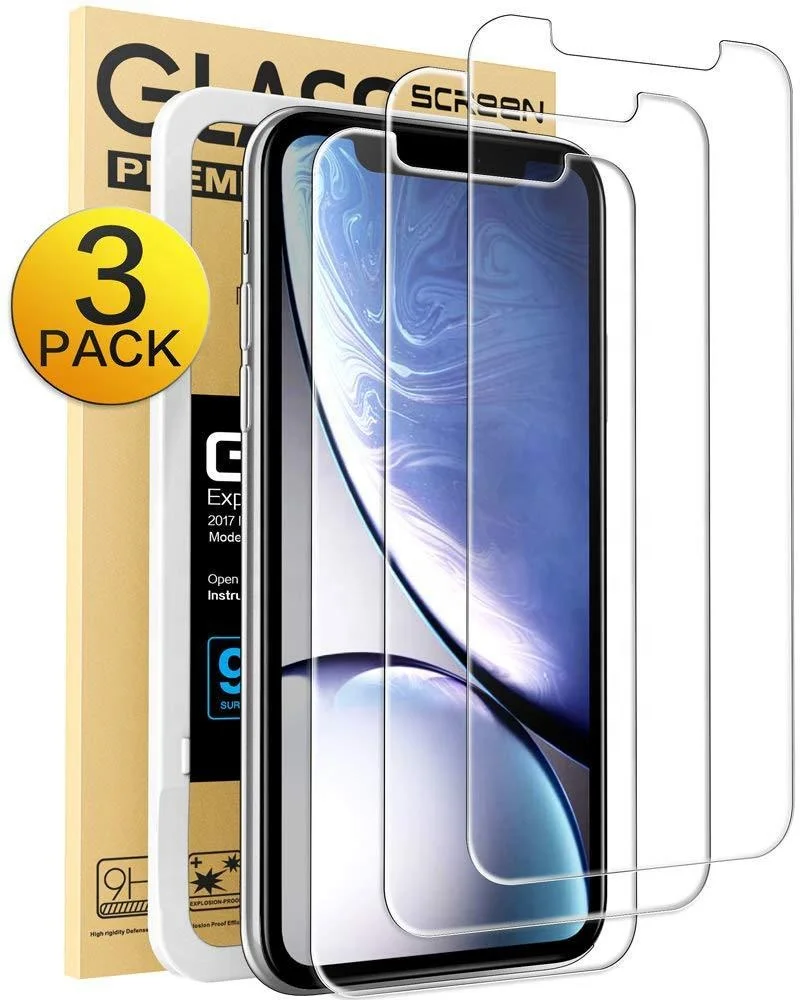  3 в 1 защитное закаленное стекло для iphone 12 pro 11 Pro X XS XR