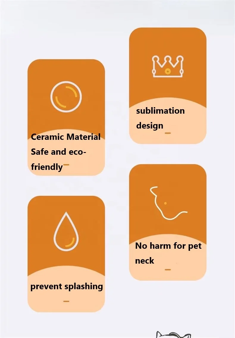 Luxury Marble Pattern Pet Dog Ceramics Water Bowl Dog Feeding Bowl With Stand For Dogs Cats Other Pets