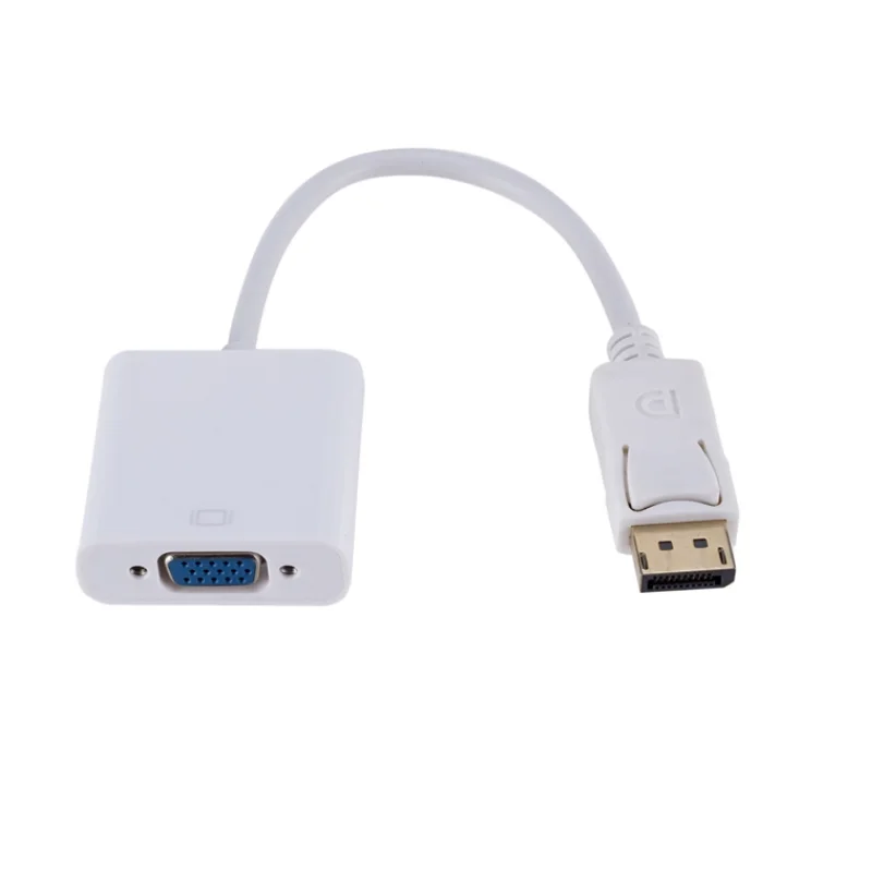 Gold Plated 1080P Display Port Male To Vga 15PIN Female Adapter Converter Cable Displayport DP To Vga
