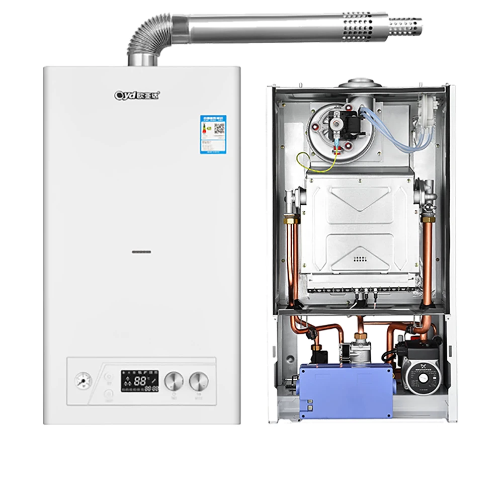water fully enclosed 36kw combi boiler double-circuit free parts heating professional manufacturer gas boiler