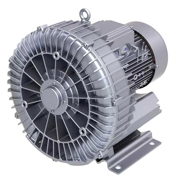 120W 220V Singe Phase High Quality High Pressure Ring Blower Vacuum Vortex Blower High Pressure Air Pump Aluminum Alloy CCC CE