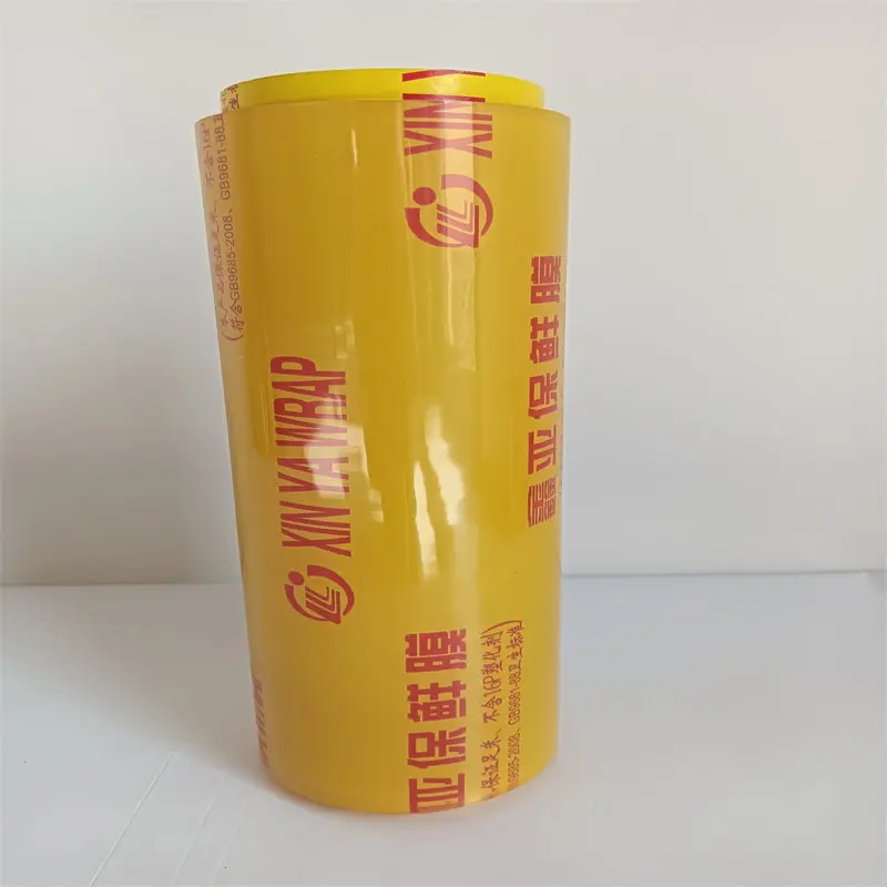 Manufacturer PVC Plastic Pvc Cling Film Black Jumbo Roll Stretch Film Roll For Carton Packaging