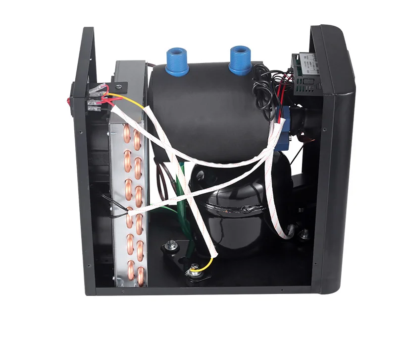 1200 Вт 500L аквариум кулер для воды 1/2hp черный аквариумный охладитель