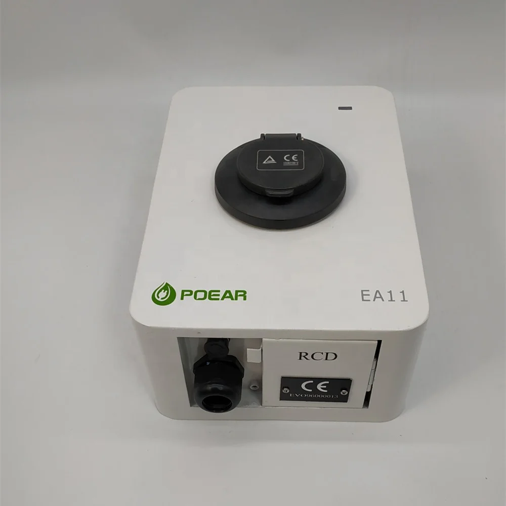 
11KW 400V 16A wall box ev charger with type 2 socket and type B RCD,ev charge manufacturers,ev ac charging station,OEM 