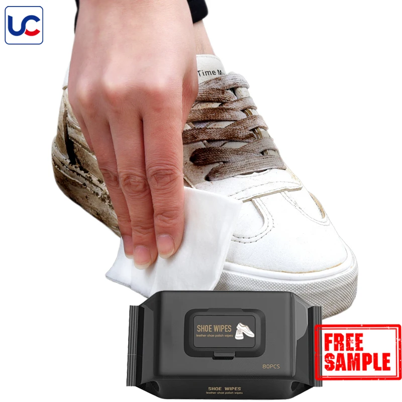 Factory Wholesale 100pcs Cleaning Shoes Wipe Generic Mens Sneaker Cleaning Wipes Shoe Care