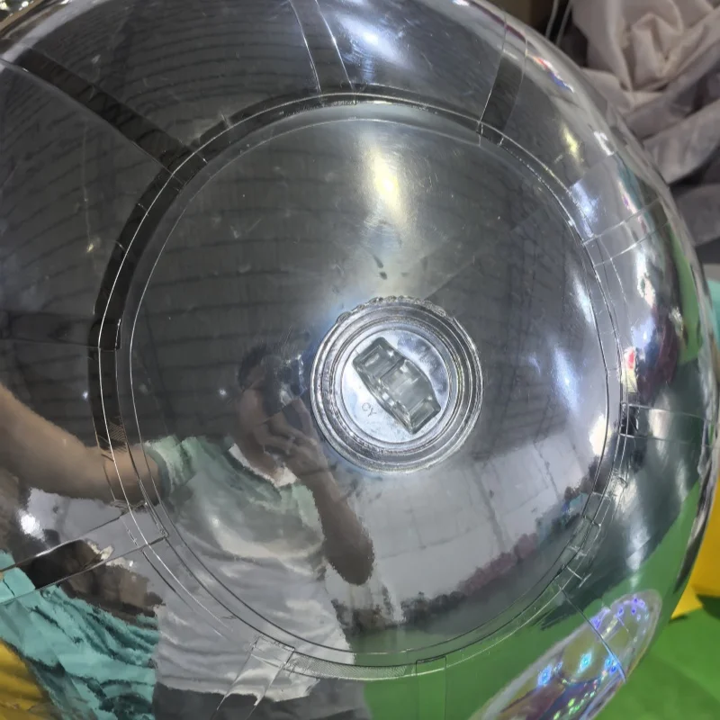 Custom 40-350cm PVC Inflatable Crystal Ball Mirror Ball Reflective Christmas Ball Festival Shang Chao Pendant Decoration