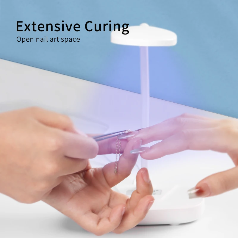 OEM ODM High Quality Led UV Lights Clip-on Flexible Gel Gooseneck Lamp Nail Table USB Nail Table Lamp Gel Light Lamp