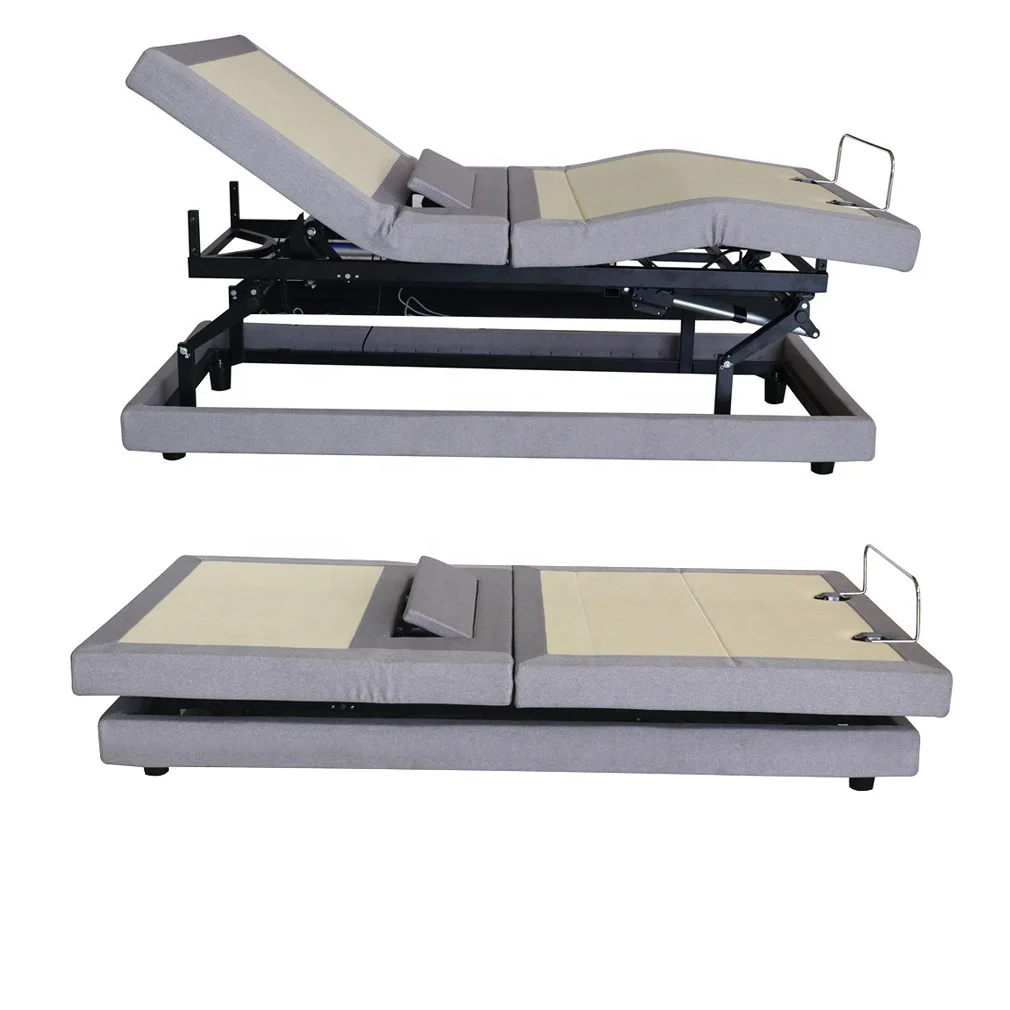 
Free Design H021 ce iso zero ground manual adjustable bed cheap 
