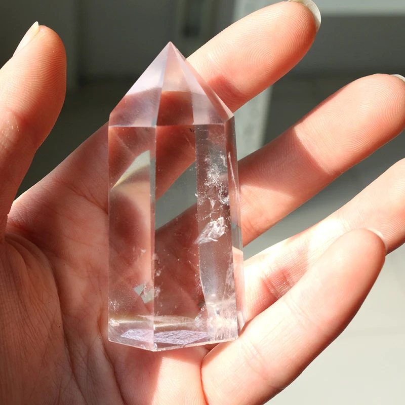 Wholesale Natural Crystal Polishing Wands Clear Quartz Points Tower For Healing