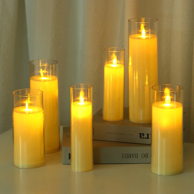 Decor Wedding Decorative Light color changing led christmas candles led taper candles