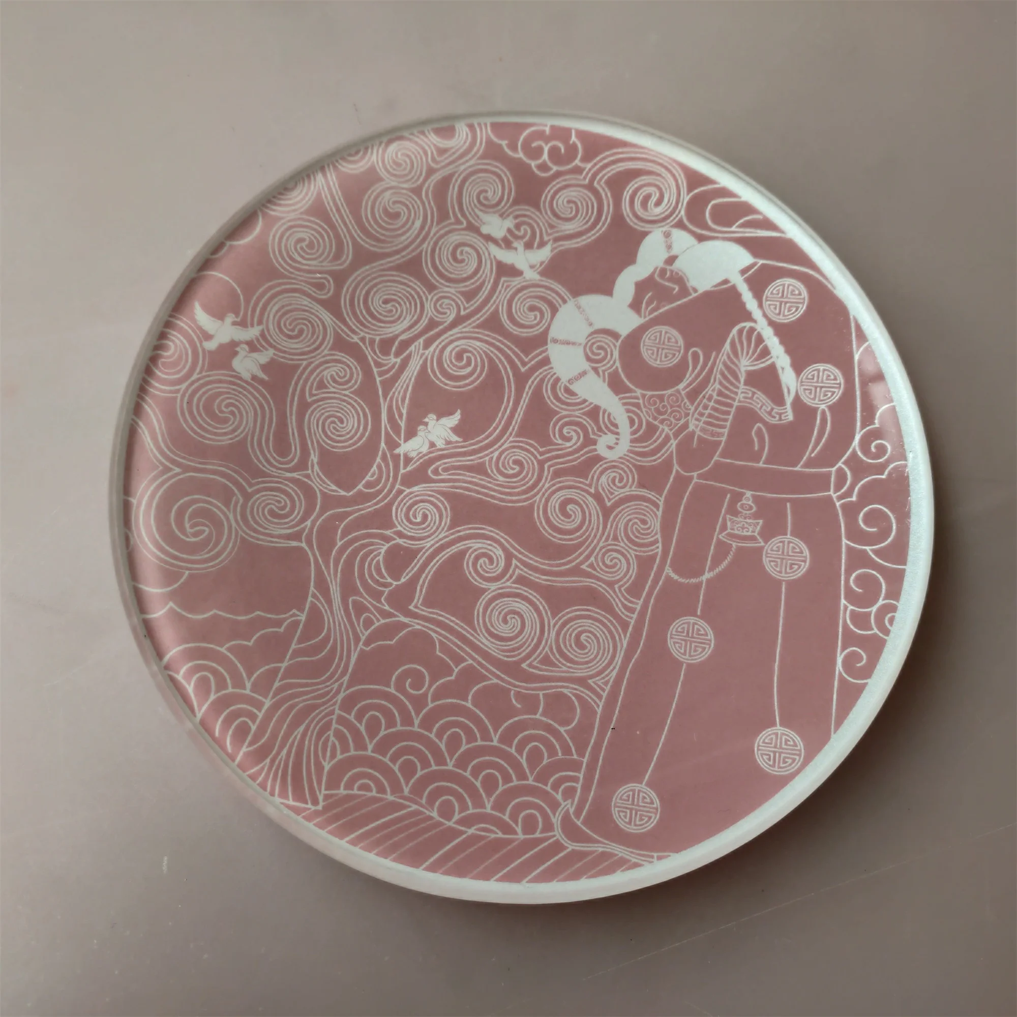 tempered glass soap plate home and bathroom decoration