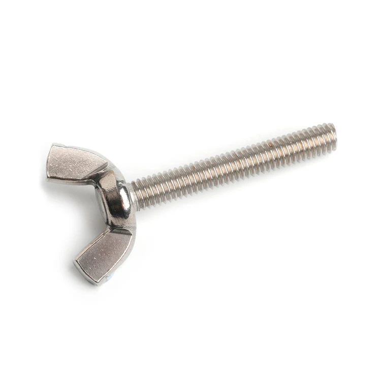 2024 YUFU customized China Sunpoint Bolts Manufactures Suppliers  304  Stainless Bolt And Wing Nut Eye M5 Butterfly Toggle Bolt