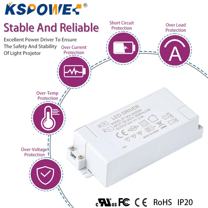 white ultra small thin 50/60HZ constant voltage led driver switching power supply 48v 1.2a 57.6w dc lighting transformer