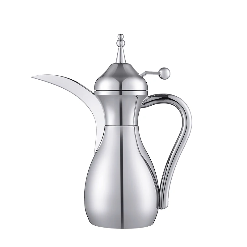 0.75 L Arabic double wall vacuum flask stainless steel coffee jug