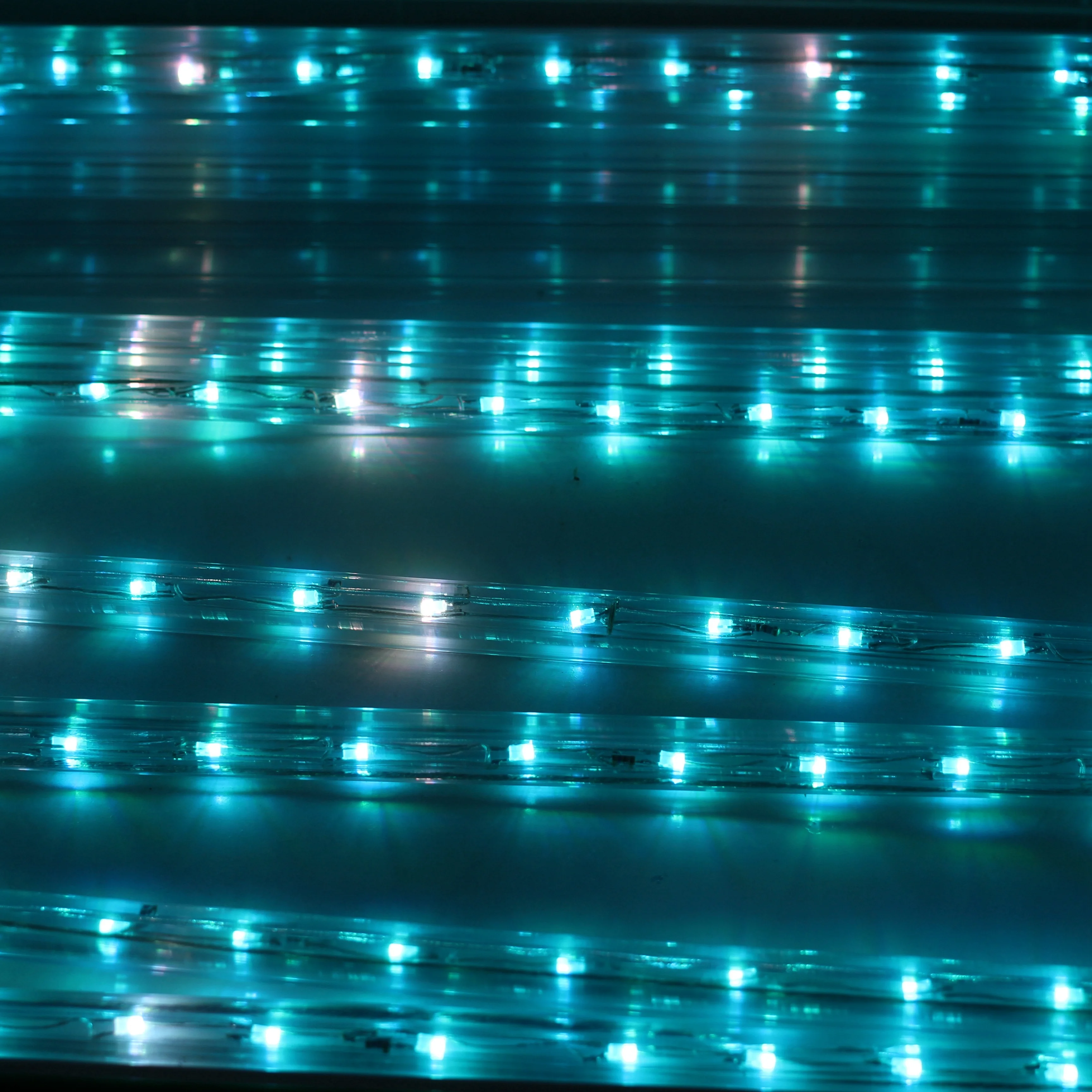 Wholesale 50 Meter 110v 220v Outdoor Multi Colour Round  led rope light palm tree