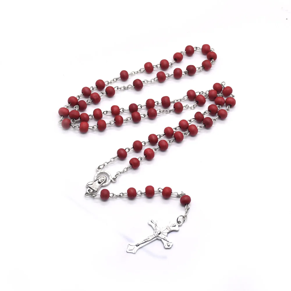 Perfume Wood Rosary Necklace Catholicism Gift Religious Rosaries Prayer Beads Rosary Beads Catholic Religious