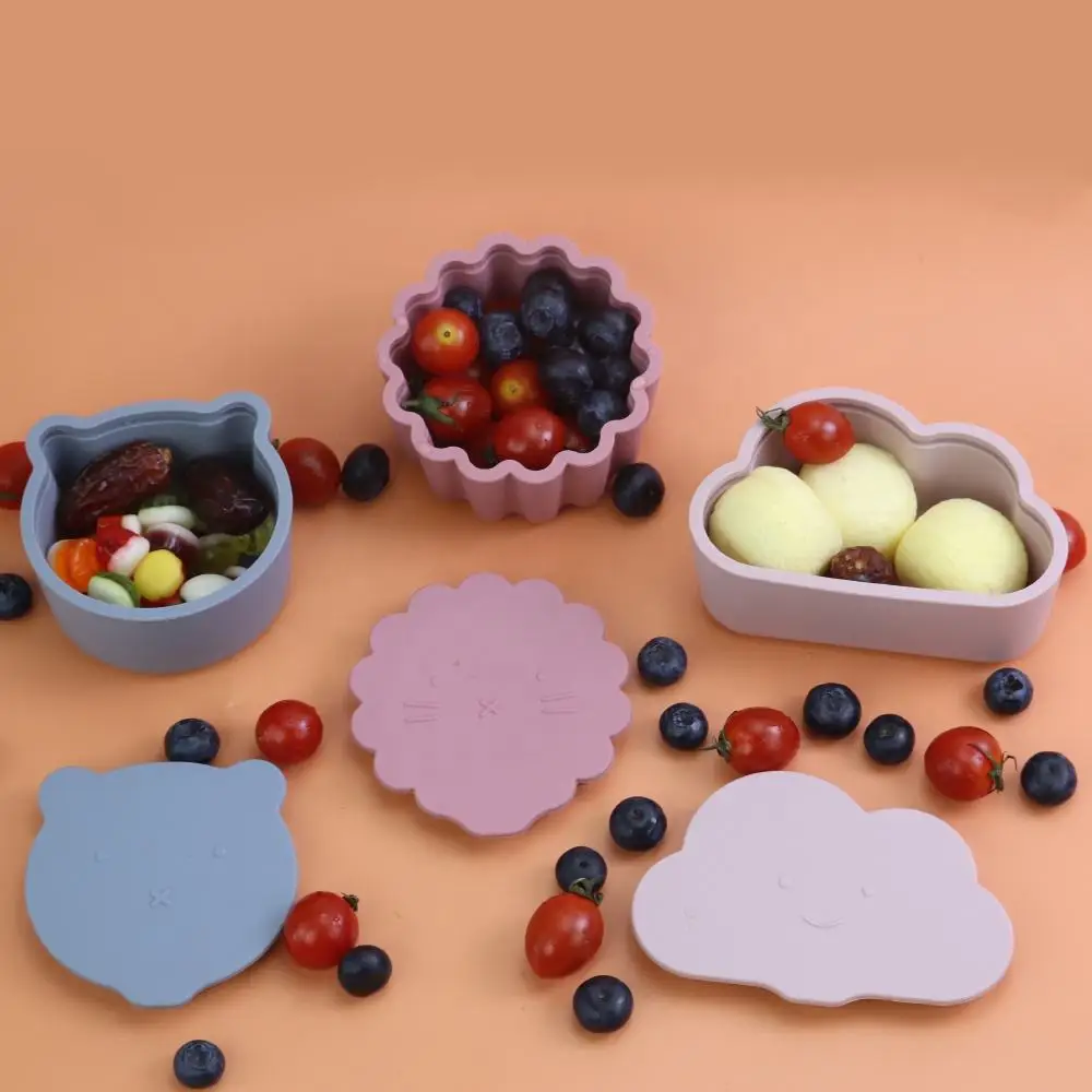 bpa free Dishwasher Cute funny kitten food Containers  Nuts and Dried Fruit Snack Box for children