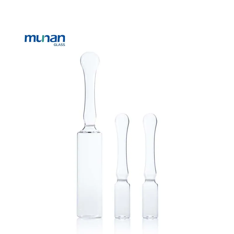 1ml 2ml Clear BrownEmpty Glass Ampoule High Quality Cosmetic Injection Low Borosilicate Glass Ampoules
