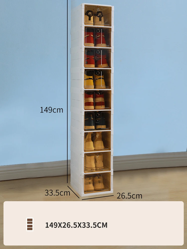 shoes box plastic storage transparent shoe box storage shoe rack cabinet