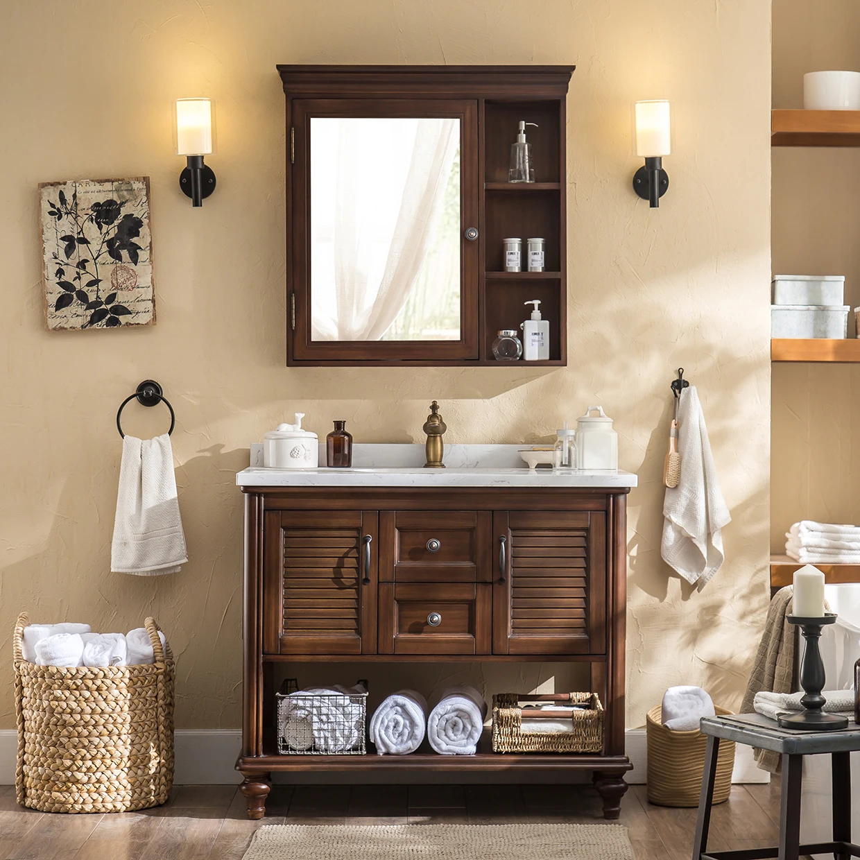Latest Antique Bathroom Vanity Units With Sink Side Cabinet Bathroom Cabinet With Mirror Furniture Sets Makeup Vanities