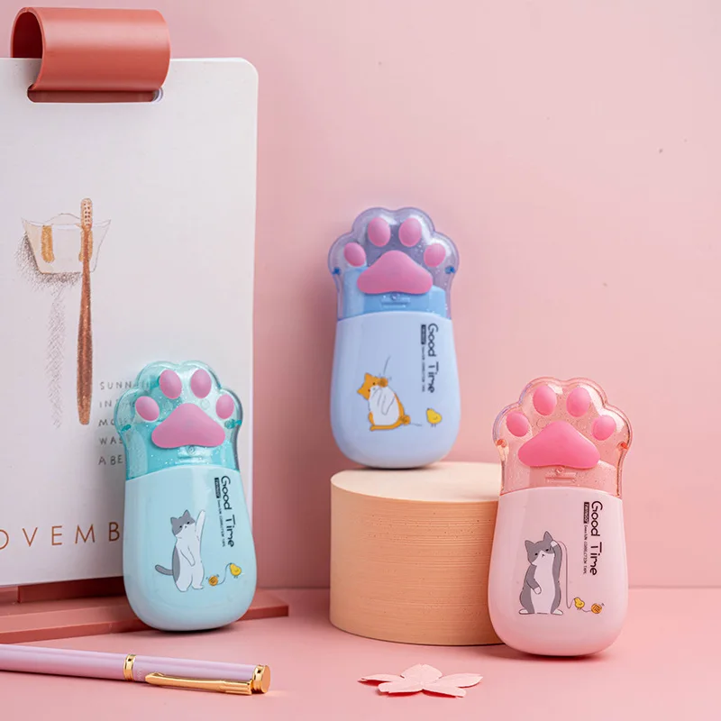 Kawaii Cat Correction Tape 30 Meters Long Custom Logo Correction Tape Decorative Roller Correction Tape
