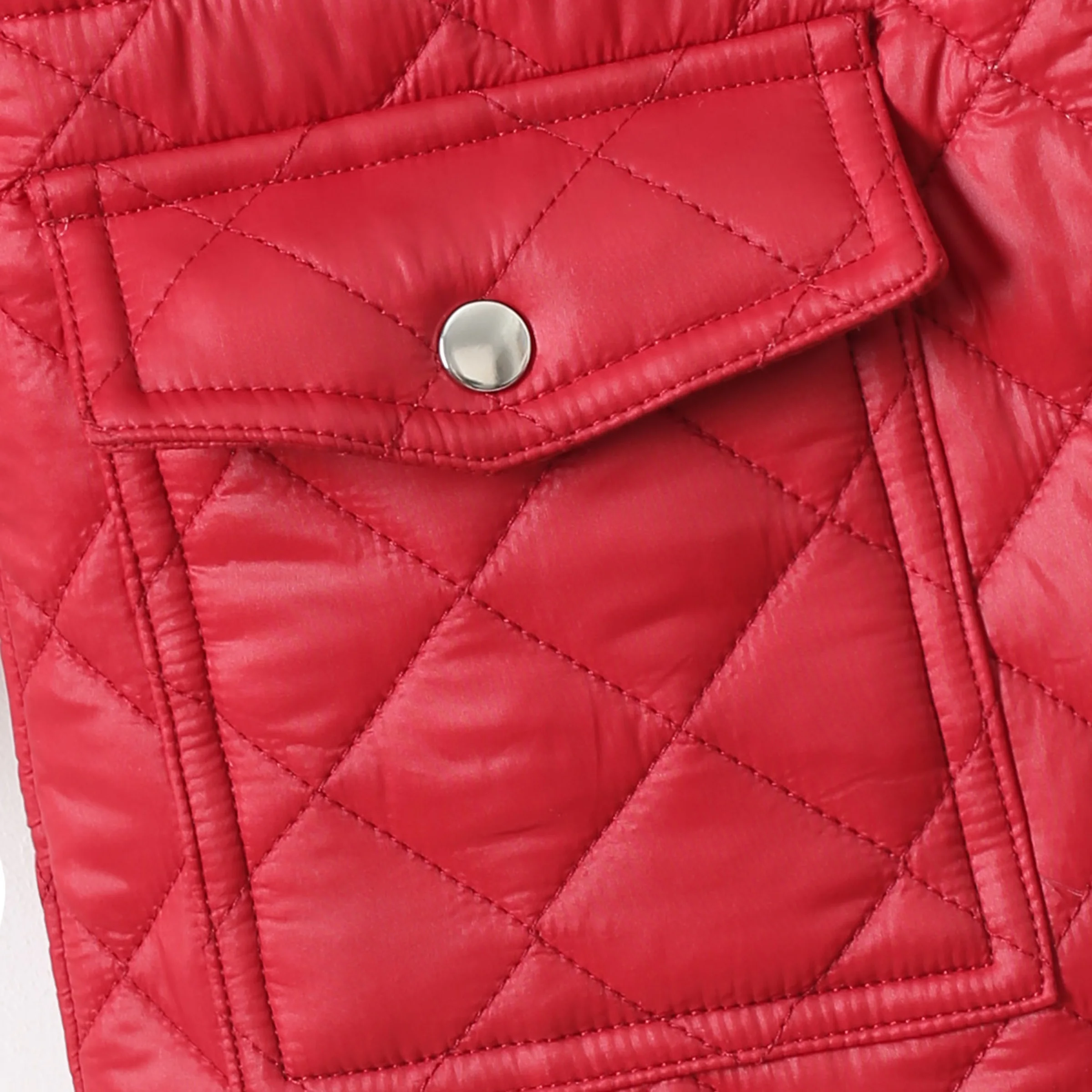 kids winter coat girls Fall and Winter Baby Girl Quilted Coat, Warm Solid Color Hooded Outerwear