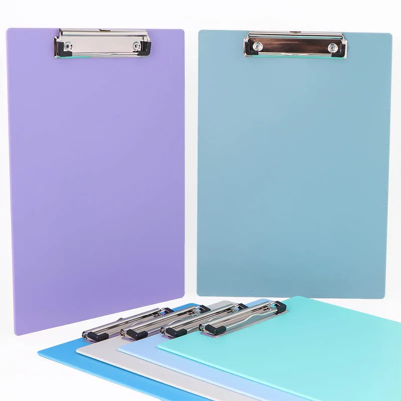 YUZMEI Plastic A4 A5 Clipboard Clip Writing Board Writing Board Menu Stand Letter Size Clipboard Clipboard With Flat Clip