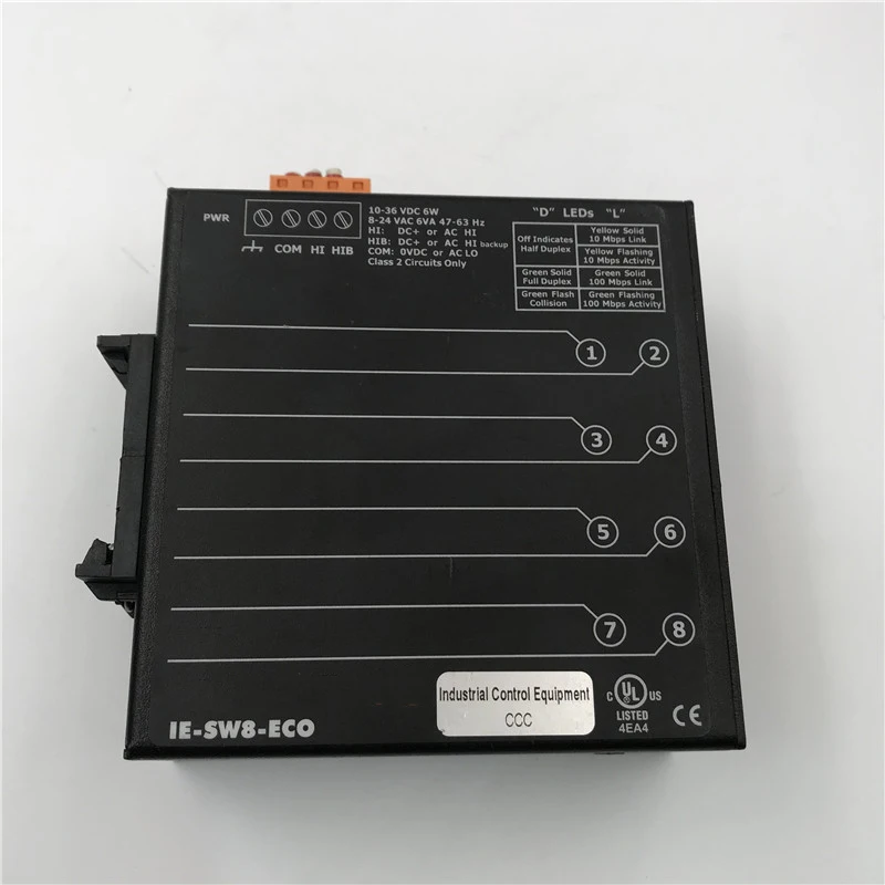 Для Weidmuller IE-SW8-ECO сетевой коммутатор для промышленного етернета 10/100 Мбит/s ECO-Switch нет
