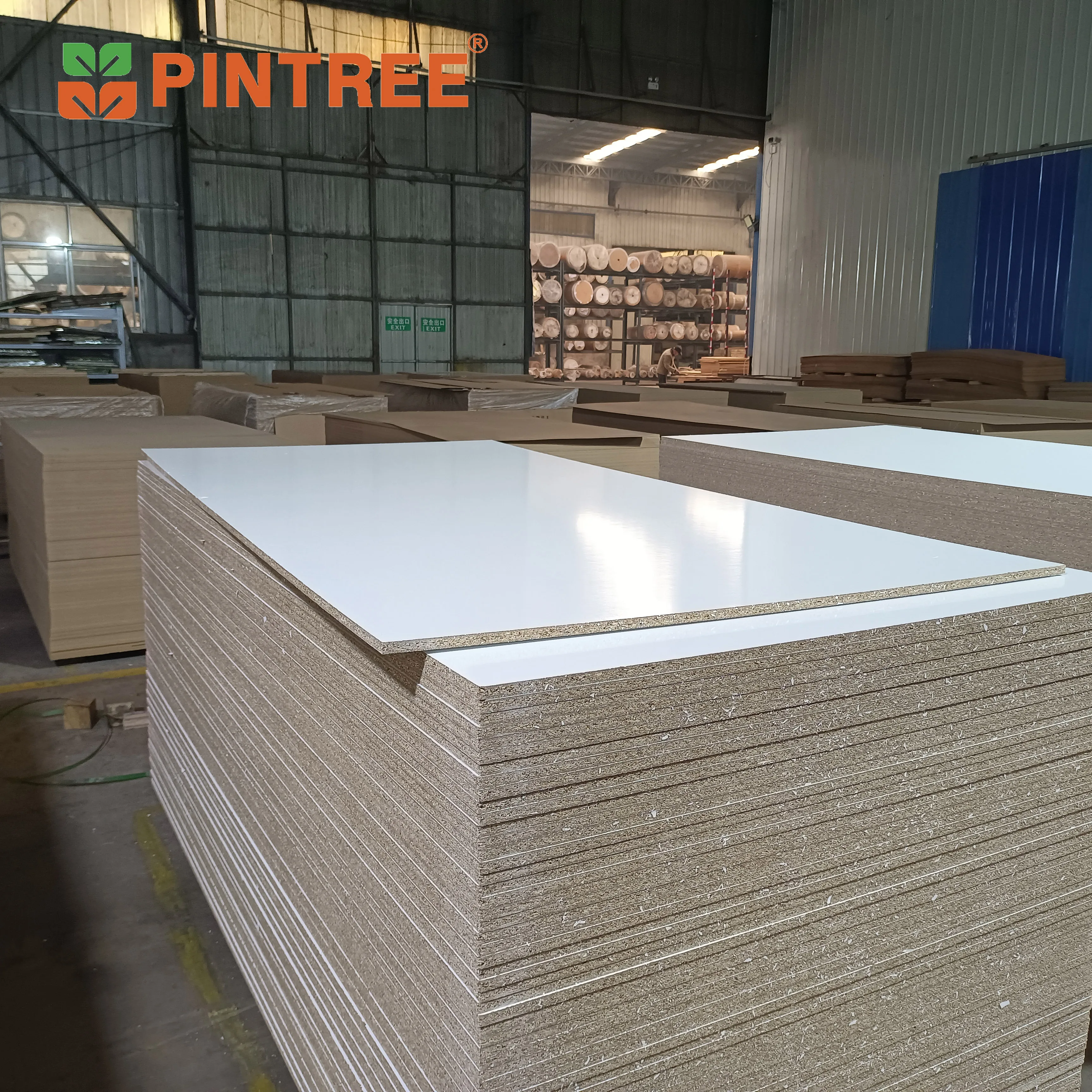 white melamine board white laminated melamine particle board manufacturing plant mfc board