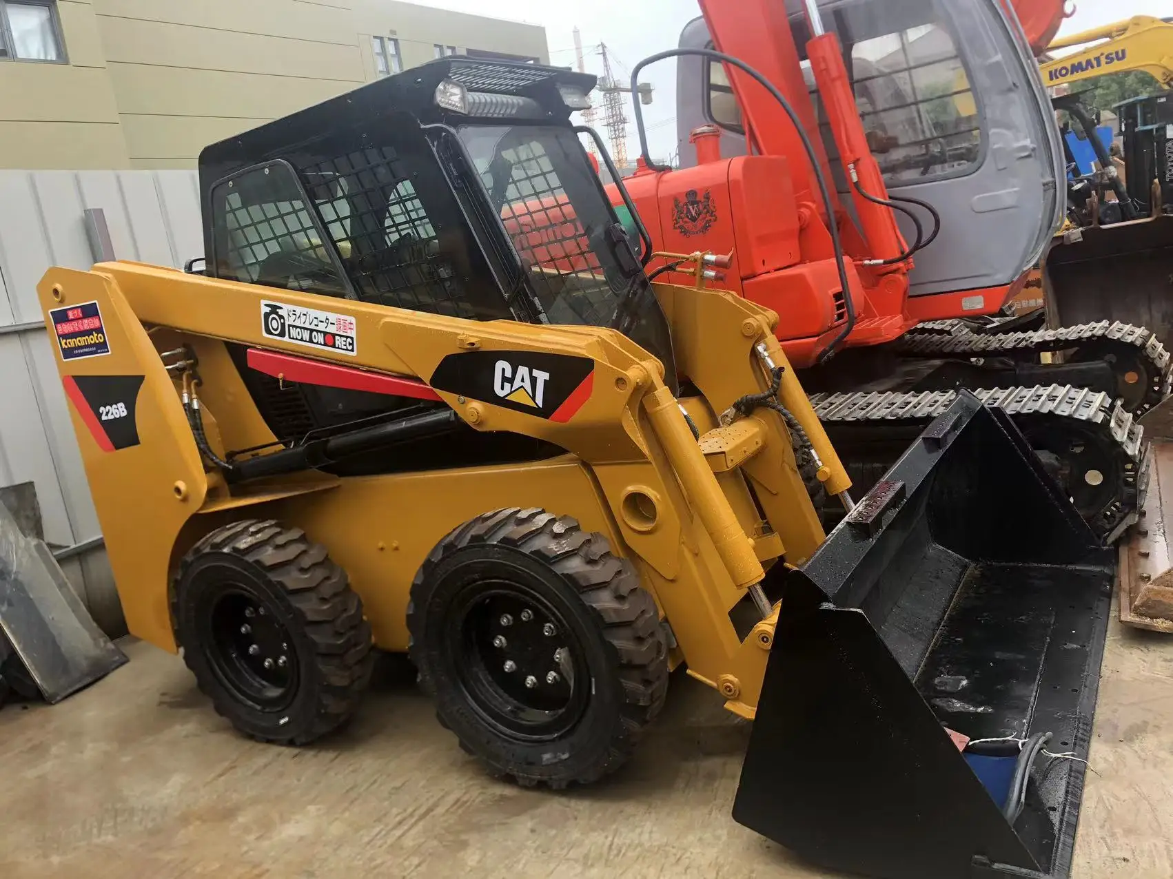 USA Earth-moving Machinery New CAT Hydraulic Mini Wheel Loader Caterpillar Skid Steer Loader