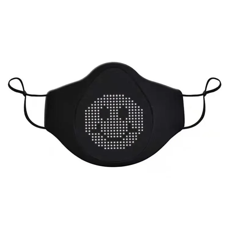 
2021 New Coming APP Control Luminous Programmable Scolling Message Display screen Silicone Masks with blue tooth 