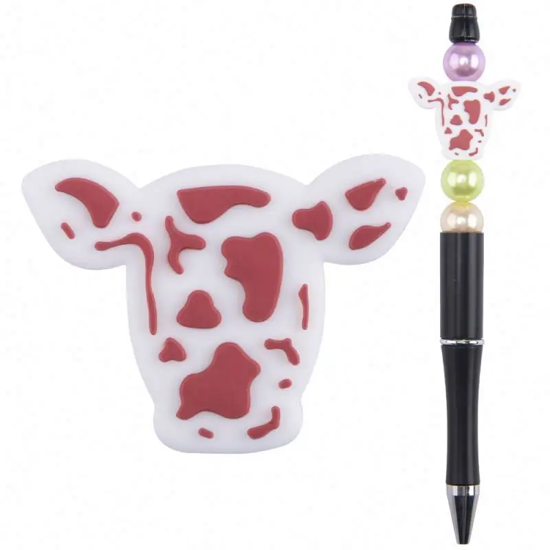 Mom Hot Sale Eco Friendly Soft Funny Shape Toy Making Baby Chew Other Loose Animal Silicone Focal Beads