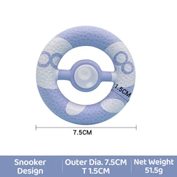 Silicone Portable Fidget Spinner Round Grip Decompression Toy to Practice Hand Training Finger Spinner