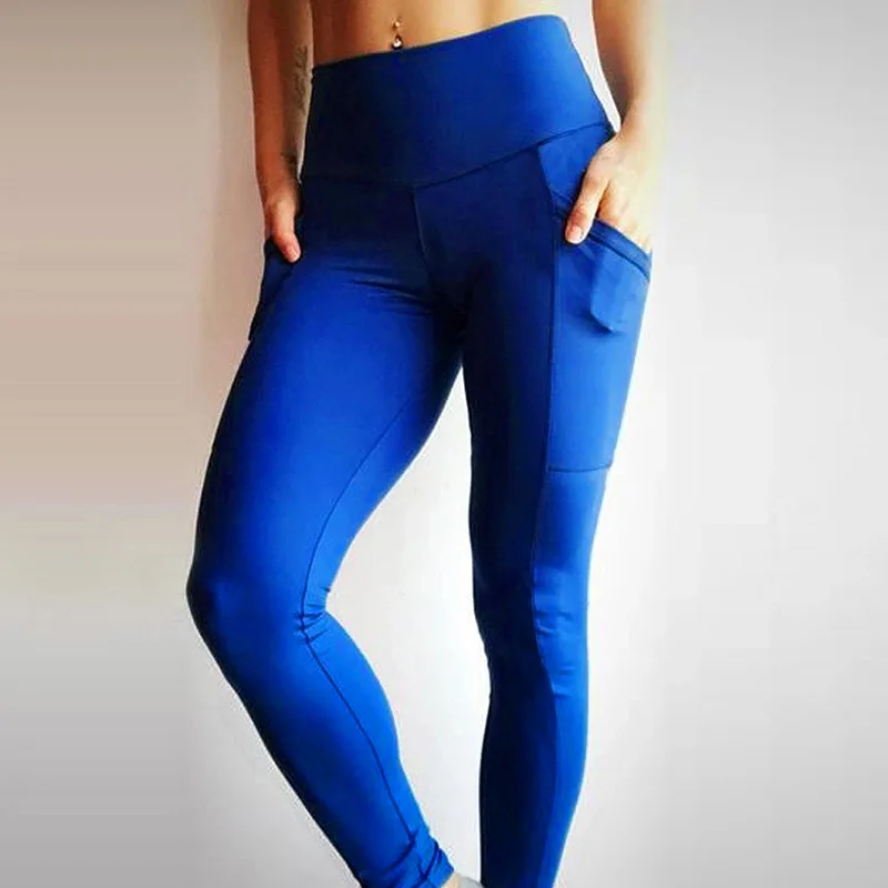 
High waisted seamless fitness & yoga wear pants sportswear butt lift gym legging with side pocket 